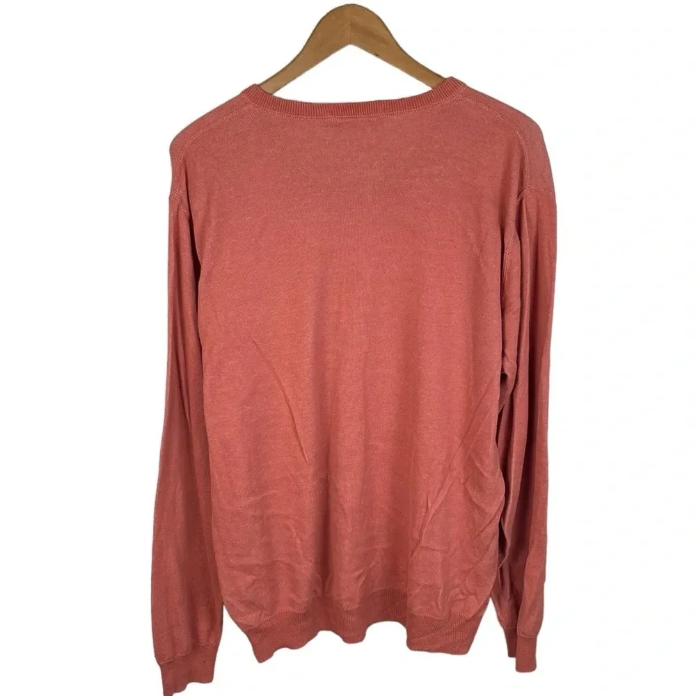 B19 Men’s J. Crew Brand Preppy V Neck Pullover Sweater XL